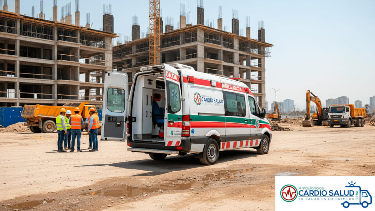 Alquiler de ambulancias en Lima para empresas constructoras y obras
