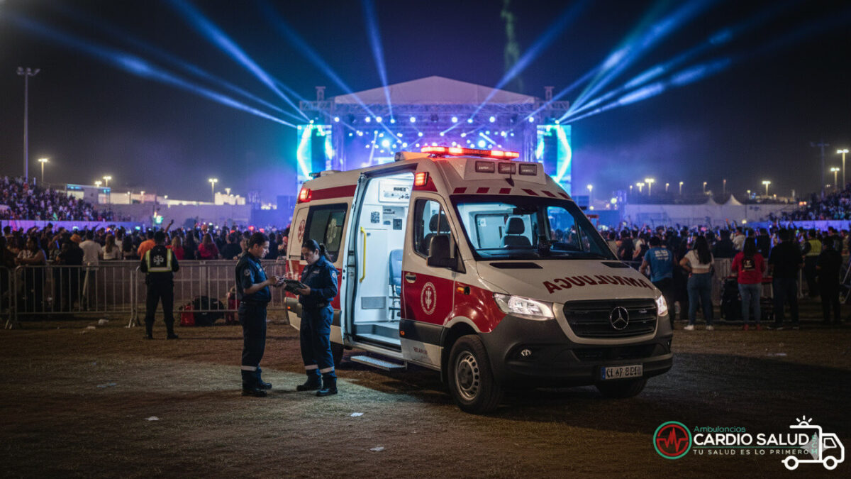 Alquiler de ambulancias en Lima para conciertos y festivales