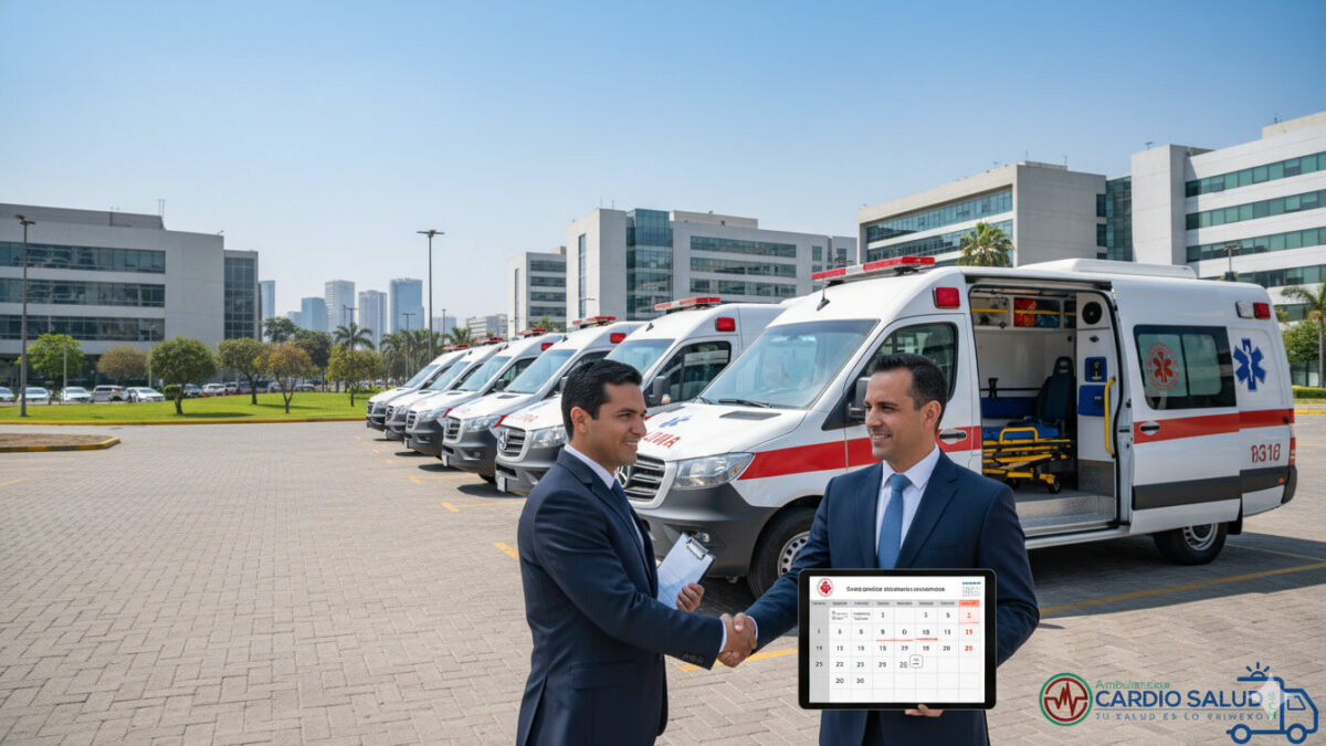 Ventajas de contratar alquiler de ambulancias en Lima de forma recurrente para tu empresa