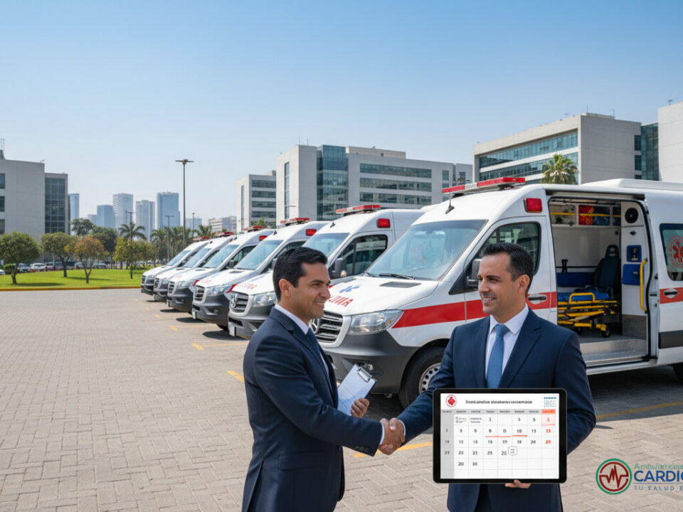 Ventajas de contratar alquiler de ambulancias en Lima de forma recurrente para tu empresa