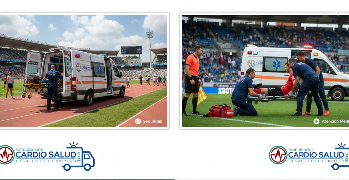 Ambulancias para eventos deportivos: Seguridad y atención médica garantizada
